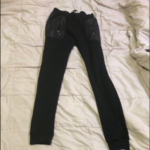 Black joggers